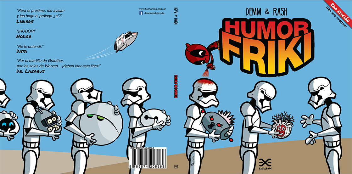 HUMOR FRIKI - Book Cover Design