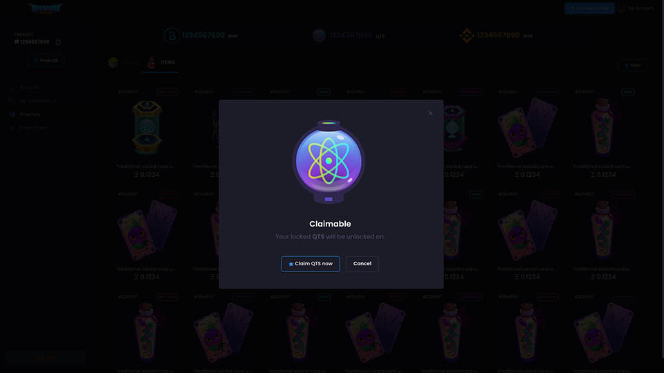 UI Design - Bitmon Paradise Dashboard